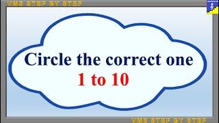 1 to 10 circle the correct one