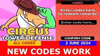 *NEW CODES* [PETS] Circus Tower Defense ROBLOX | ALL CODES | 02/06/2024