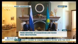 Prime ministers of Kazakhstan and Russia hold negotiations