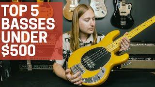 Top 5 Bass Guitars Under $500 for Beginners & Pros