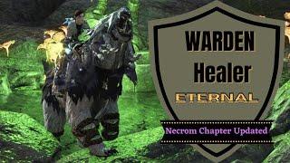 ESO PvP / 1 Bar Warden Healer Eternal : Updated for Necrom chapter