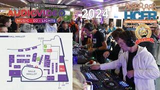 HCFR visite PAVS 2024, le Hall Maillot espace "SONO" Music . DJ . Lights