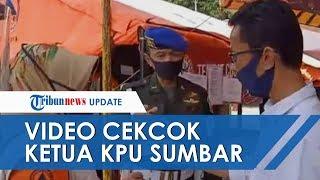 Viral Video Ketua KPU Sumbar dan Petugas PSBB Cekcok karena KTP dan Surat Tugas, Ini Penjelasannya