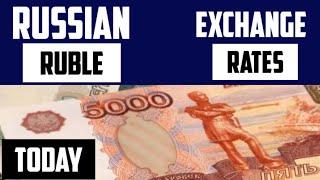 RUSSIAN RUBLE EXCHANGE RATES TODAY 28 august 2023