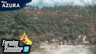 Cutting Down The Whole Hill! AZURA | FS22