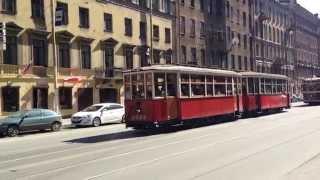 Ленинградский старинный трамвай
