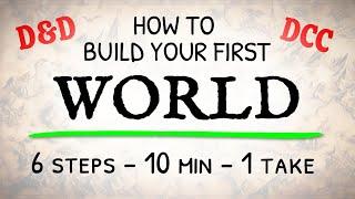 How to Build a D&D World (the easy way)