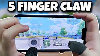 Best 5 Finger Claw PUBG MOBILE | Best 5 Finger Claw Bgmi | 5 Finger Setup Guide/ Controls Code