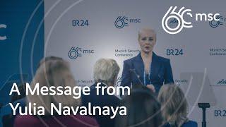 A Message from Yulia Navalnaya | #MSC2024