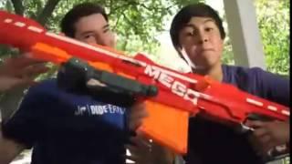 NERF A6288 Винтовка MEGA ELITE CENTURION в коробке от магазина ДЕТКИ