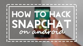 How To Hack Snapchat On Android - No Root