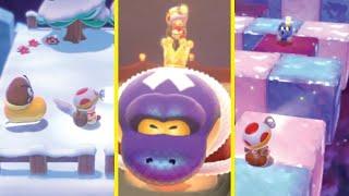 What if all Super Mario 3D World levels, Boss Fights, and CHAMPION'S ROAD were CAPTAIN TOAD LEVELS?