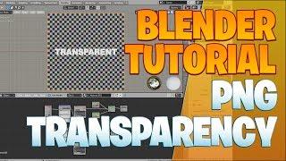 PNG transparency in the Node Editor - Blender Tutorial