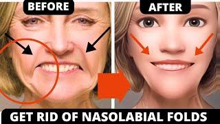 FACIAL YOGA TECHIQUES TO STAY YOUNG !  LAUGH LINES (NASOLABIAL FOLDS) SAGGY SKIN, JOWLS, FOREHEAD