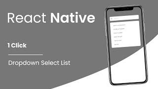 React Native Easy Dropdown Select List