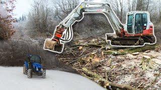 Farmers POV - Land Clearing | New Holland T4.75, Takeuchi TB290-2