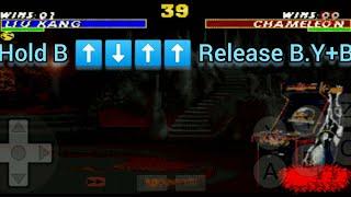 Liu Kang UMK3 Fatality Cheats Combo Tutorial Move ( Ultimate Mortal Kombat Trilogy Sega MD) Android