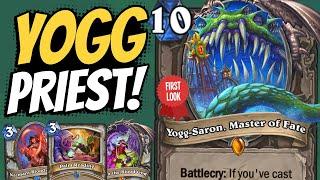 YOGG TAKE THE WHEEL!! Early Look at OP Yogg Spell Priest! | Darkmoon Faire | Hearthstone