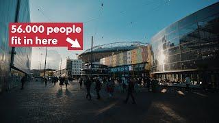 The Johan Cruyff Arena on Game Day