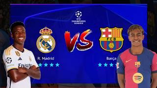 FC Mobile 25 - REAL MADRID vs BARCELONA - EL CLASICO - UEFA Champions league Final Gameplay