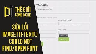 Sửa lỗi imagettftext(): Could not find/open font trong php