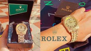 Rolex Diamond Original Watch Unboxing | karan aujla watch 2021