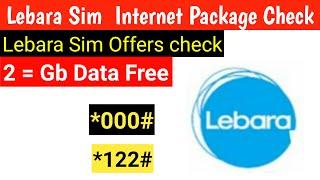Lebara Sim Internet Packages Check  | Lebara Sim Offers check kare | Lebara Data check kare #Lebara