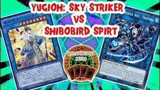 YuGiOh!! Real Duel: Deck Sky Striker vs Deck  Shinobird Spirit