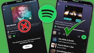 Fix Spotify Mod Apk Not Working (2025) | Fix Spotify Playlist Empty Problem