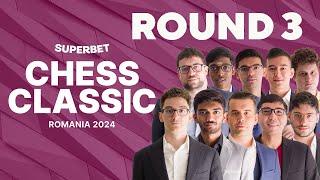 Superbet Chess Classic 2024: Round 3 | #GrandChessTour