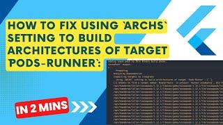 Flutter IOS Build Fail On Error Running Pod Install [SOLVED]