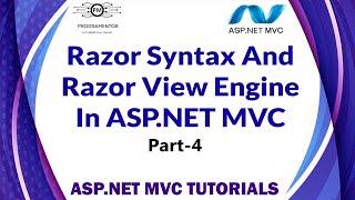 04 | Razor Syntax And Razor View Engine In ASP.NET MVC | ASP.NET MVC Tutorials | MVC (Hindi/Urdu)