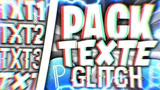 Pack texte.plp Glitch. Texte Glitch/ BATARPACK3. (200 likes) Pack Texte Pixellab #3.