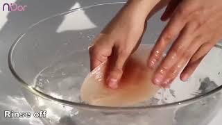 Niidor - How to Wash Sticky Silicone Adhesive Bras - Step by Step Guide