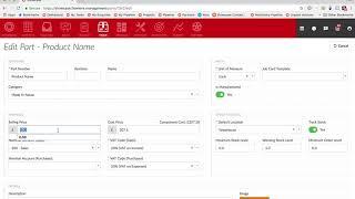 How to Create Products, Job Cards and Purchase Orders in Flowlens cloud MRP software