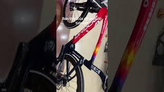 Dạ em chạy thì ích chứ độ xe em độ tùm lum luôn. con pinarello f14 đầu tiên tại VN