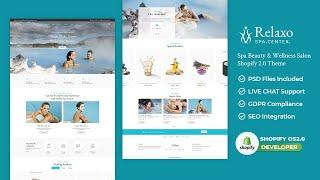 Relexo - Beauty, Spa & Cosmetics  Store - Shopify 2.0 Multipurpose Responsive Theme - TemplateTrip