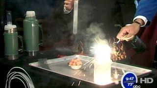 Melt steel with liquid oxygen