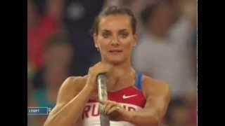 Мировой рекорд Ел. Исинбаевой на Олимпиаде в Пекине.