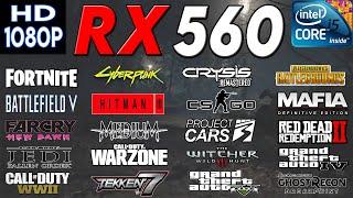 RX 560 Test In 20 Games In 2021 | Core i5 4590 + RX 560 | 1080p