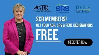 Register for SCR's FREE Summer Education Series and get your ABR, SRS & RENE designations!