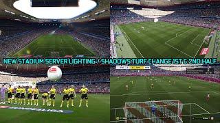 NEW STADIUM SERVER LIGHTING / SHADOWS TURF CHANGE 1ST & 2ND HALF || ALL PATCH COMPATIBLE || REVIEWS