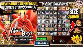 NO COOLDOWN‼️Update Naruto Ultimate Storm 4 Patch 6 Mod Terbaru 2024!! FULL Characters | No Cooldown