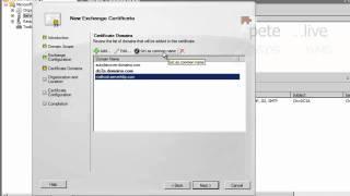 Exchange 2010   Working With Certificates