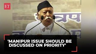 Manipur issue should be discussed on priority, says RSS chief Mohan Bhagwat on election results