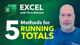 5 Methods for Running Totals in Excel