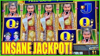 INSANE JACKPOT! Back 2 Back BONUS! High Limit Golden Century Dragon Link Slot