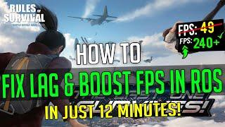 How to increase fps in Rules Of Survival (PC)  | LOW END PC | *INSANE BOOST*