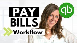 Pay Bills in QBO (accounts payable workflow for bookkeepers)