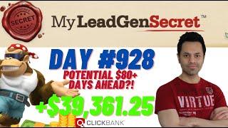 POTENTIAL $80+ DAYS AHEAD?!...My Lead Gen Secret Case Study Results 2024 (Day #928)